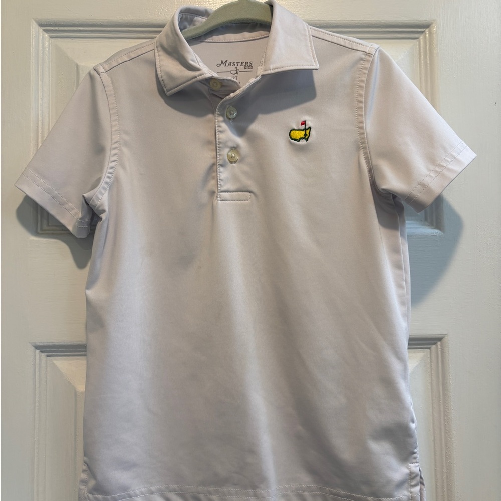 Toddler Boy White Masters Polo 2T